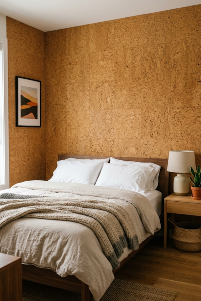 Cork Wall Paneling for Acoustic Comfort