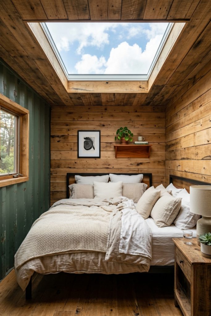 Skylight Panel above Sleeping Area