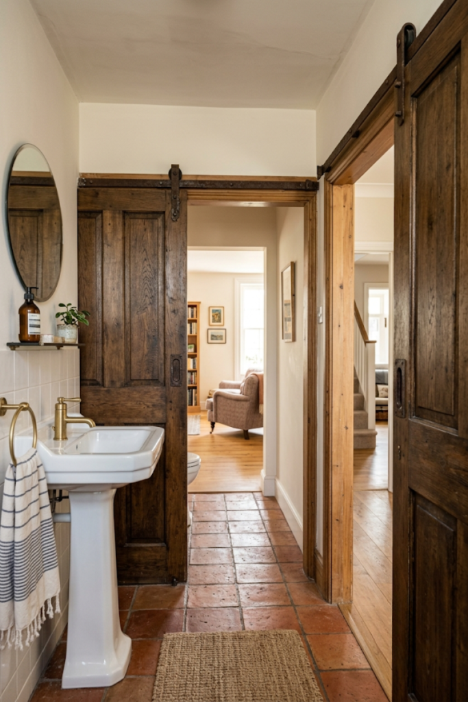 Pass-Through Hallway Bathroom