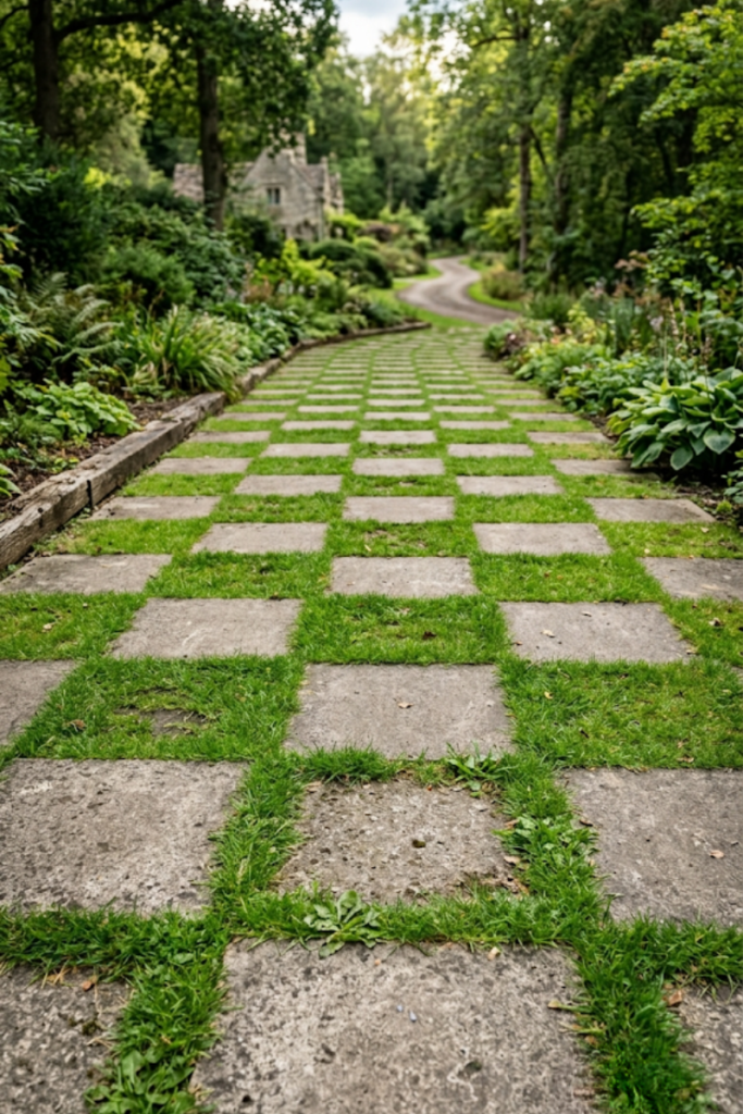 The Checkerboard Paver Runway