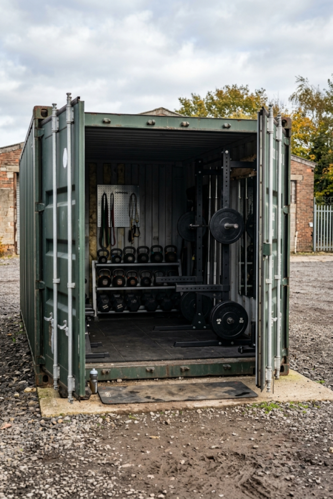Shipping Container Conversion Gym