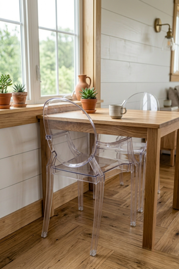 Choose Glass Or Lucite Furniture