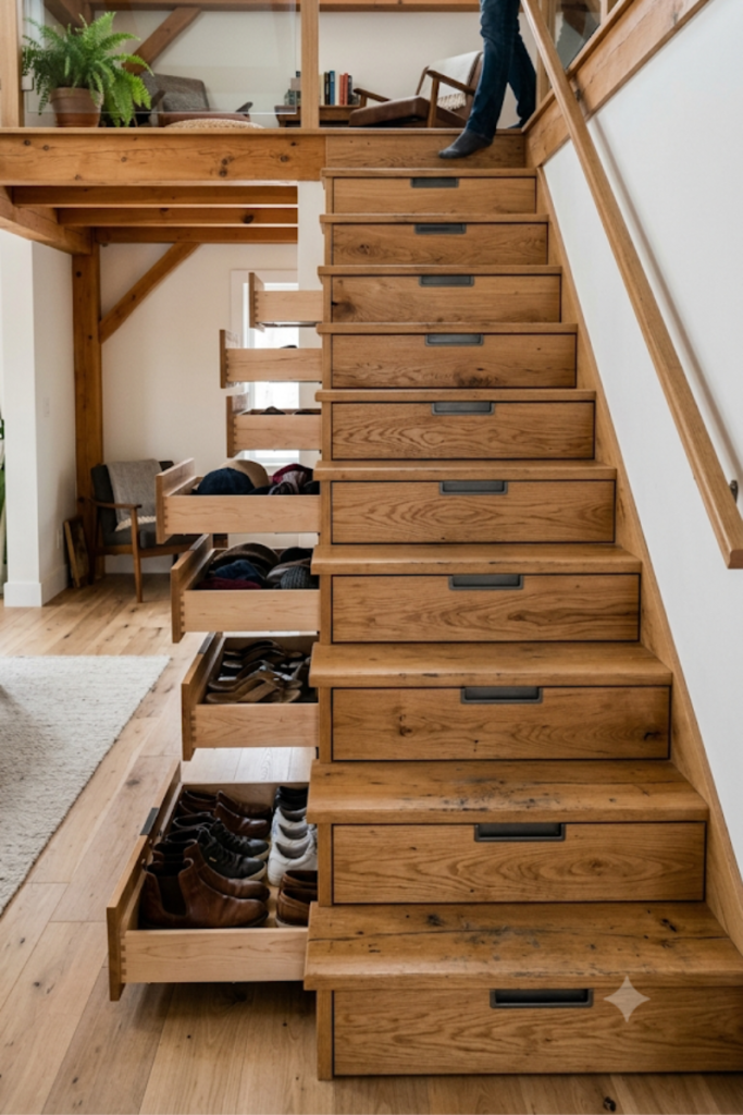 Integrated Step Storage
