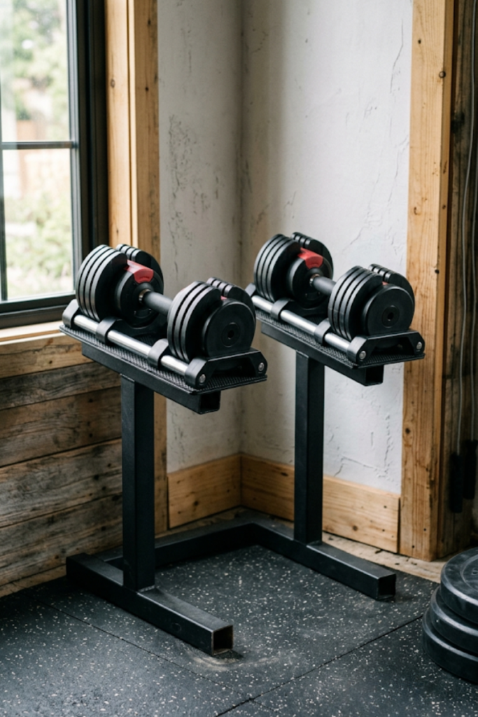 Adjustable Dumbbell Display Stands