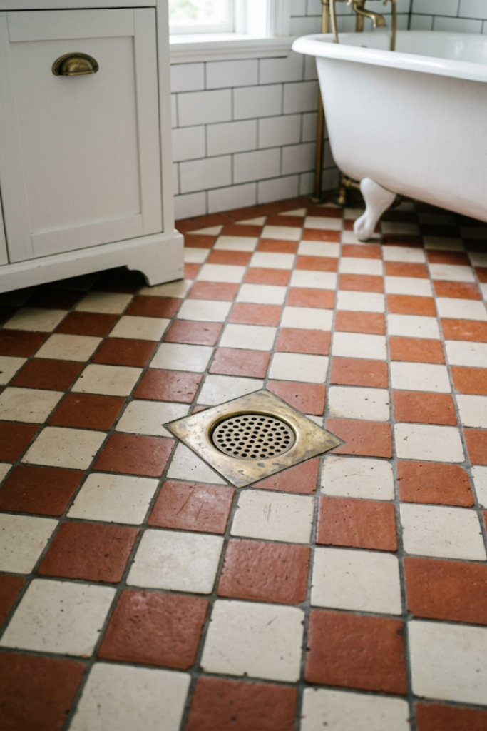Checkerboard tile patterns