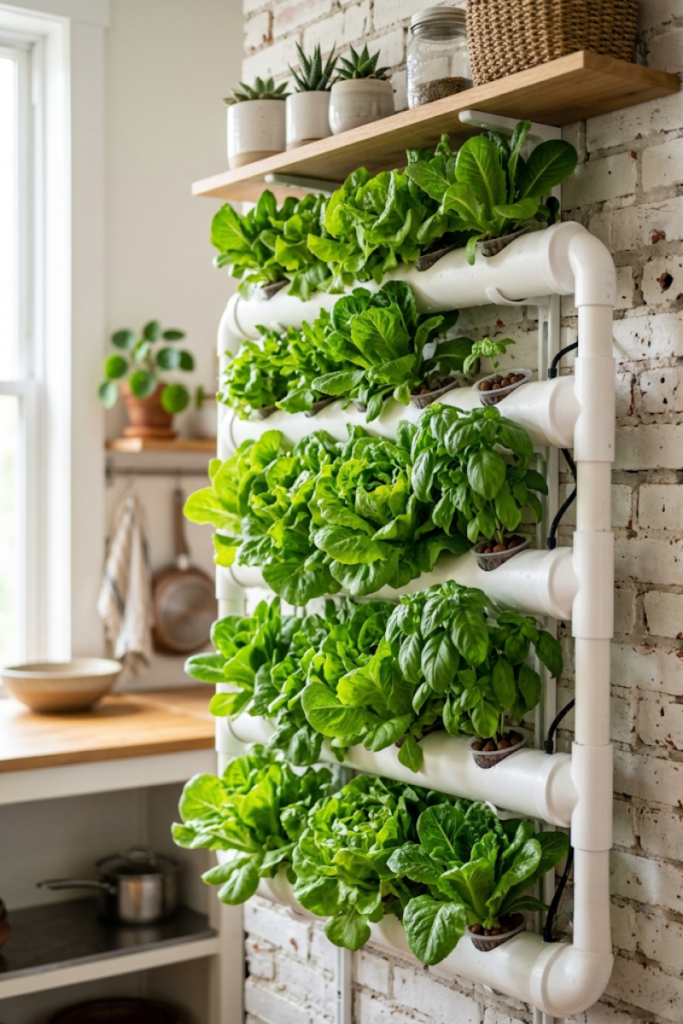 The Vertical Hydroponic Wall