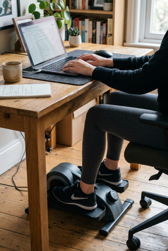 Under desk bikes for movement