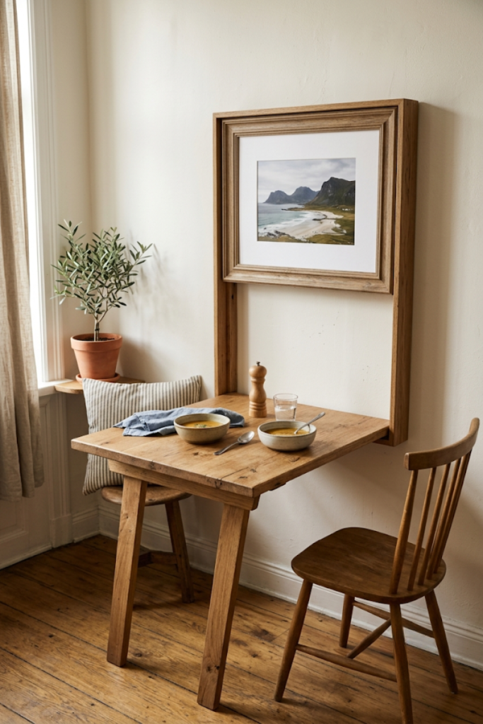 Fold Down Dining Surfaces