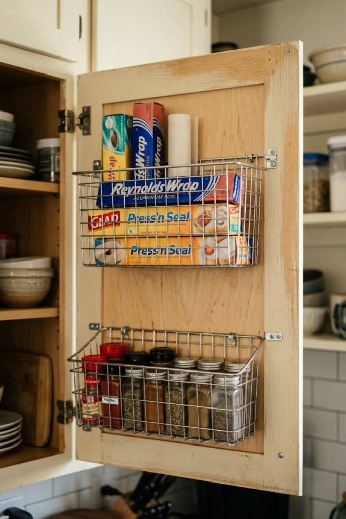 Use Over-The-Door Organizers