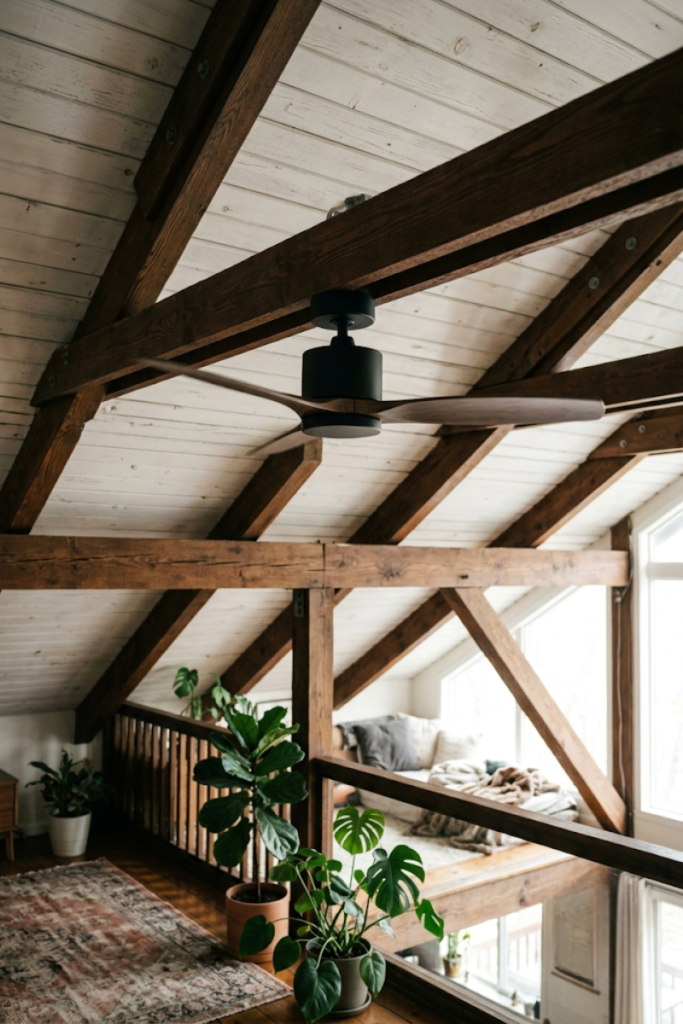 Recessed Ceiling Fan For Airflow