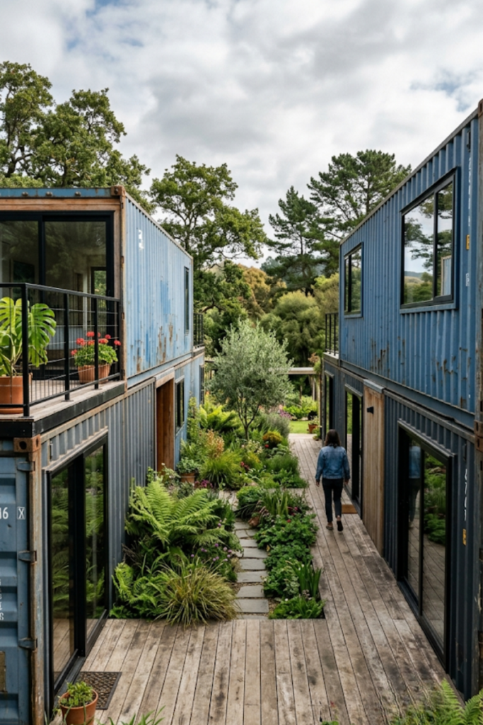 The Two Wing Courtyard Home