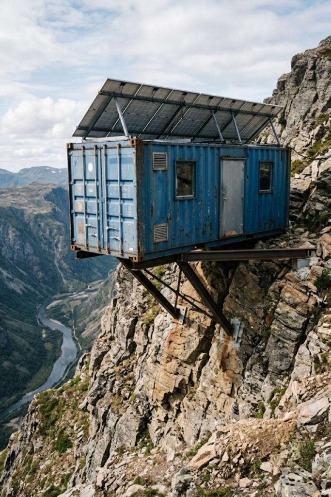 Solar Cliffside Cantilever
