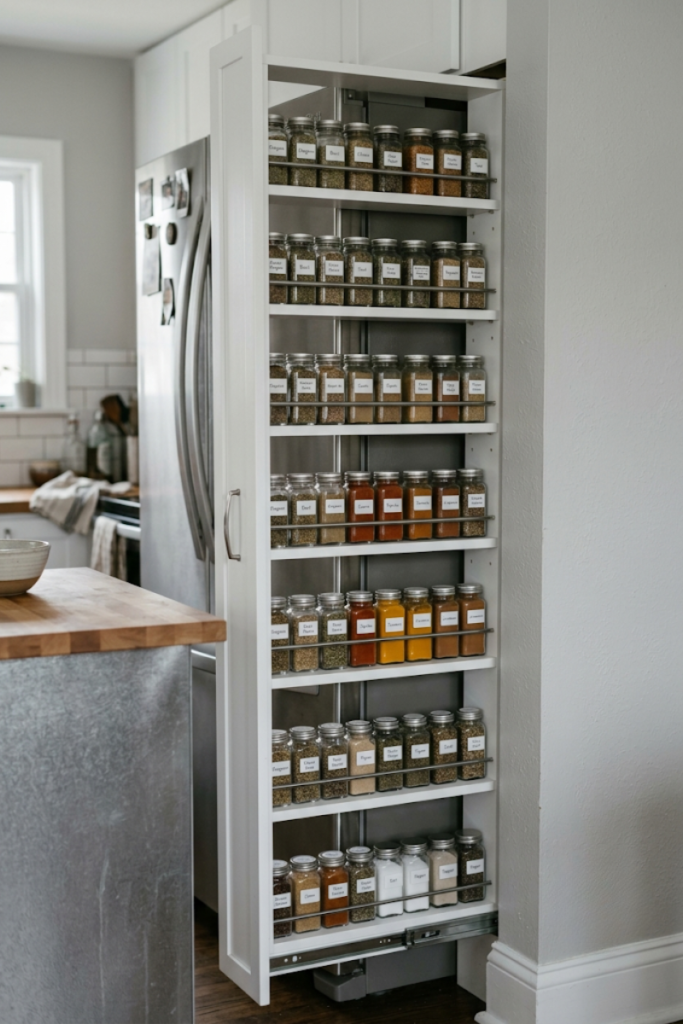 Tension Rod Shelf Dividers