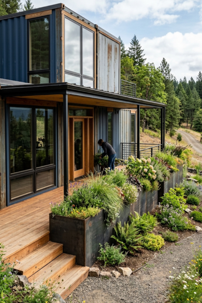 The Industrial Chic Planter Home