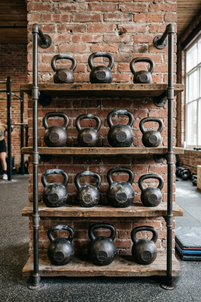 Industrial Pipe Shelving