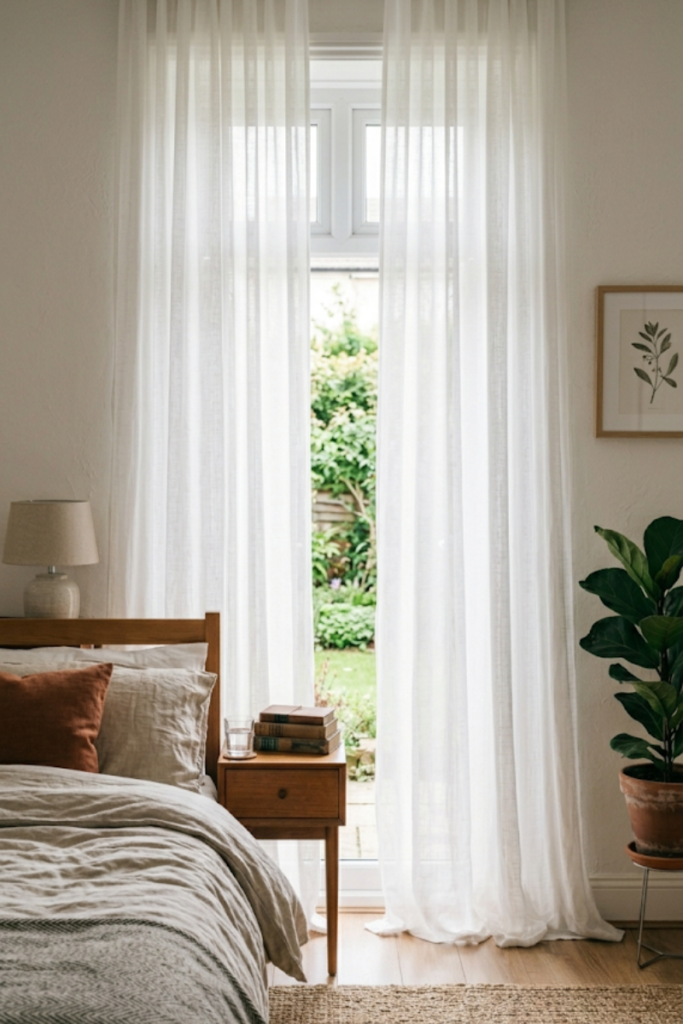 Install Ceiling Height Curtains