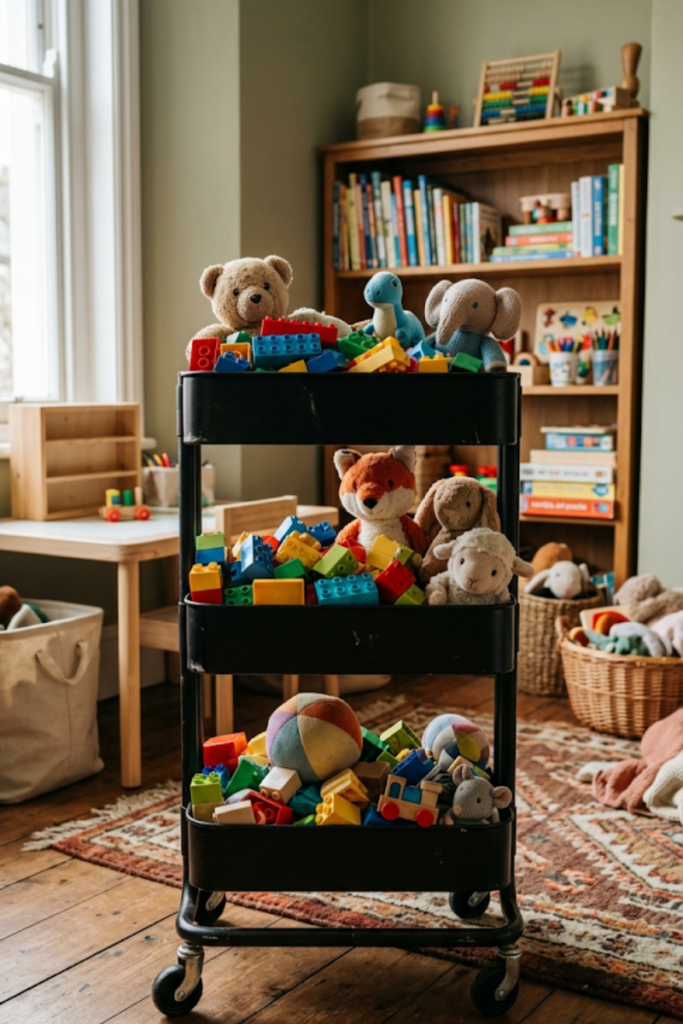 Rolling Toy Storage Carts