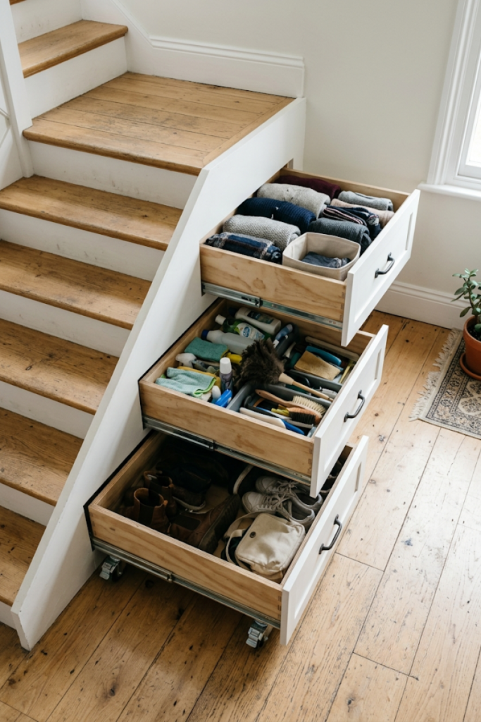 Under-Stair Storage Drawers