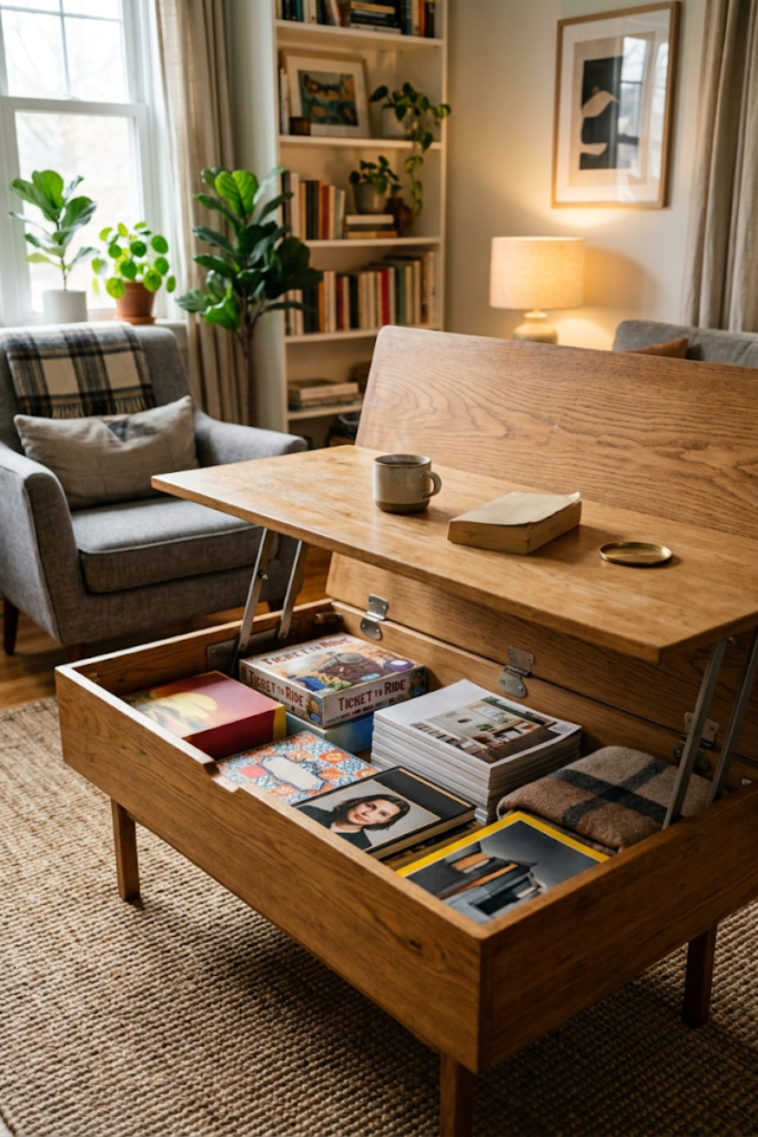 The Lift-Top Coffee Table