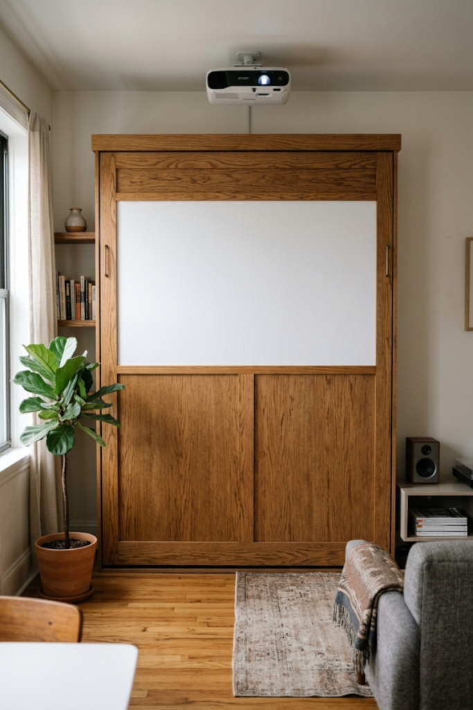 Murphy Bed with Immersive Projector