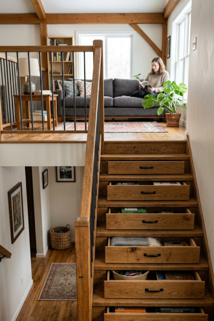 Lofted Living Room Nooks