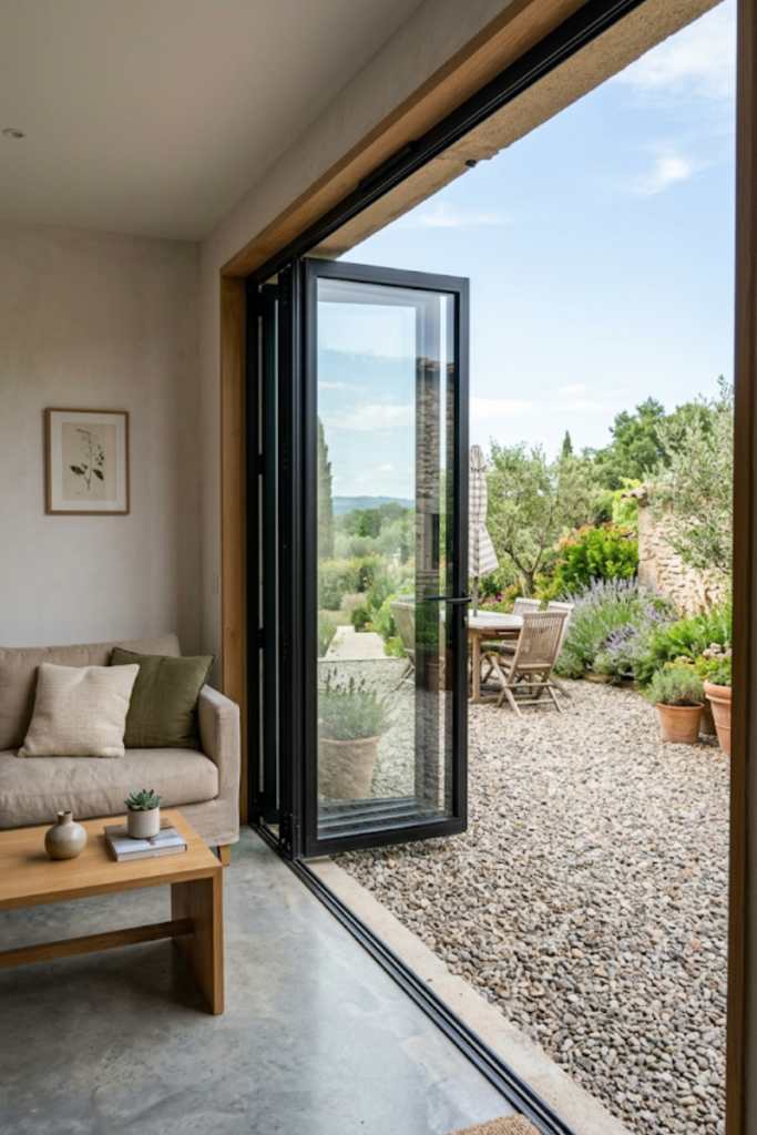The Accordion Glass Folding Wall