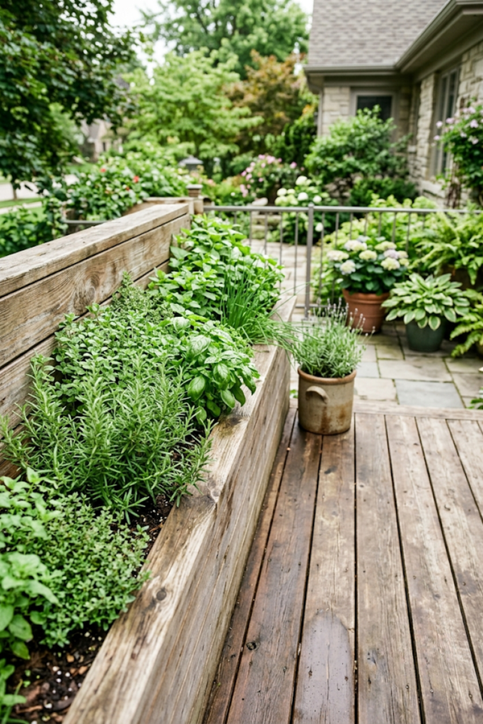 The Built-In Herb Garden Edge