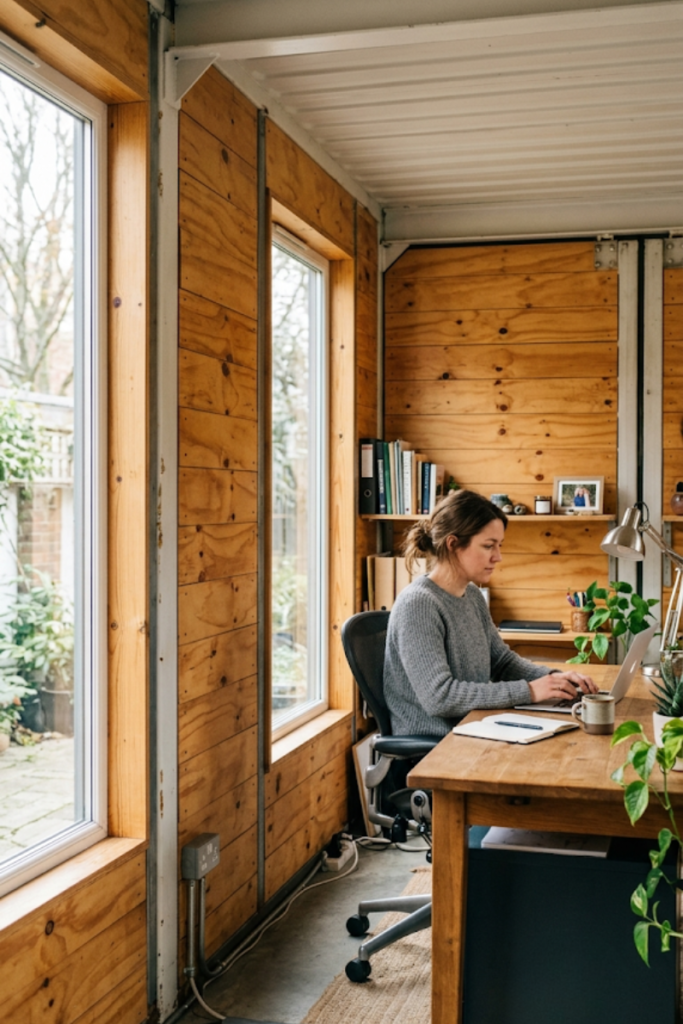 Warm Timber Cladding Contrast