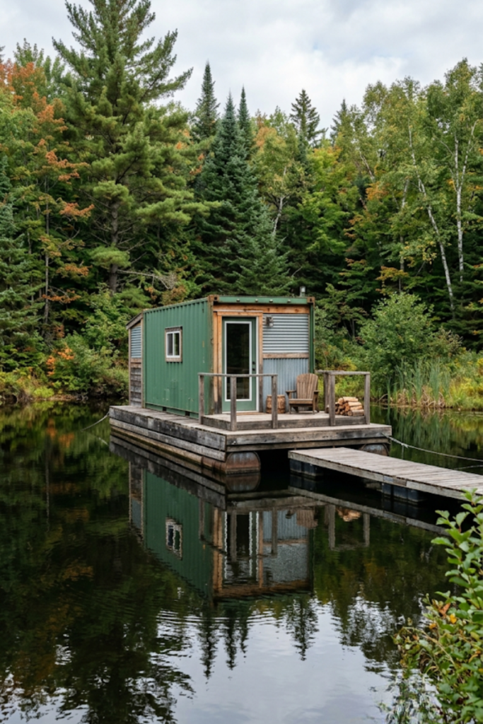 Floating Pond Cabin Pod