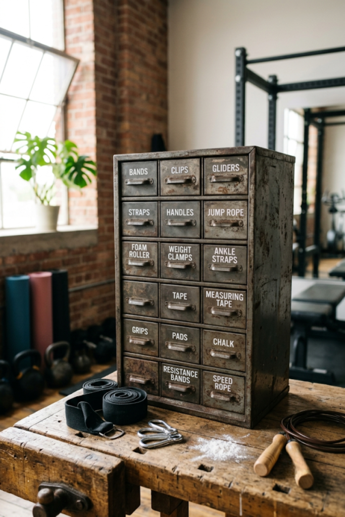 Vintage Metal Apothecary Cabinets