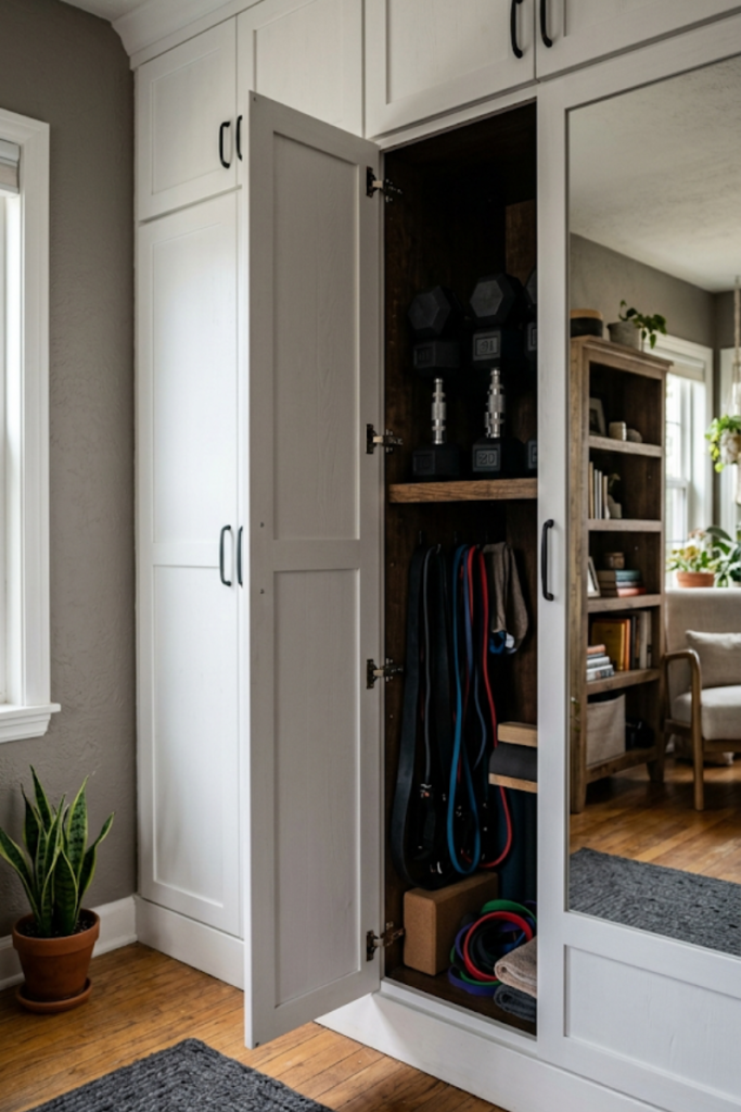 Hidden Cabinetry for Gear