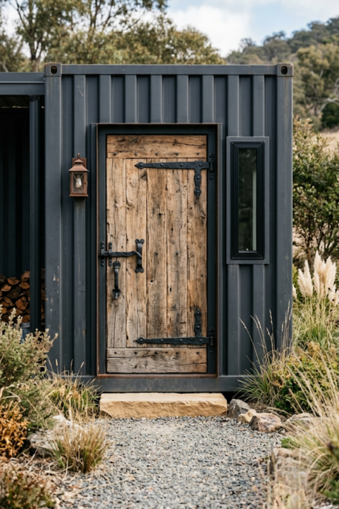 Reclaimed Timber Door Retreat