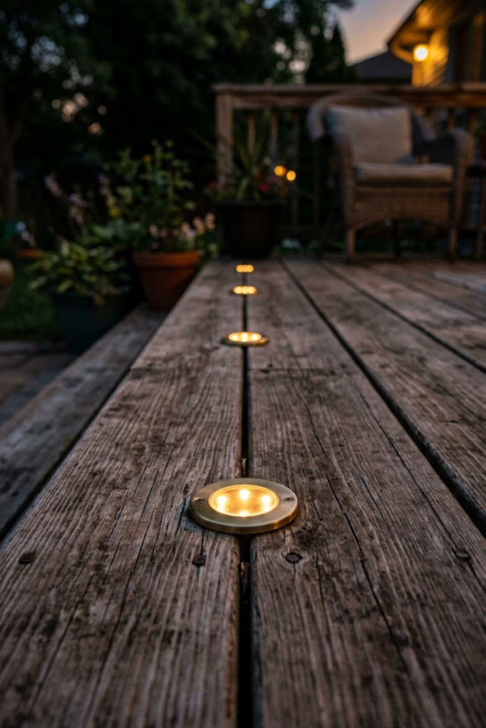 Solar Powered Path Lighting