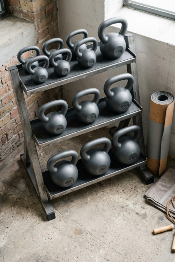 The Modular Kettlebell Tiered Stand