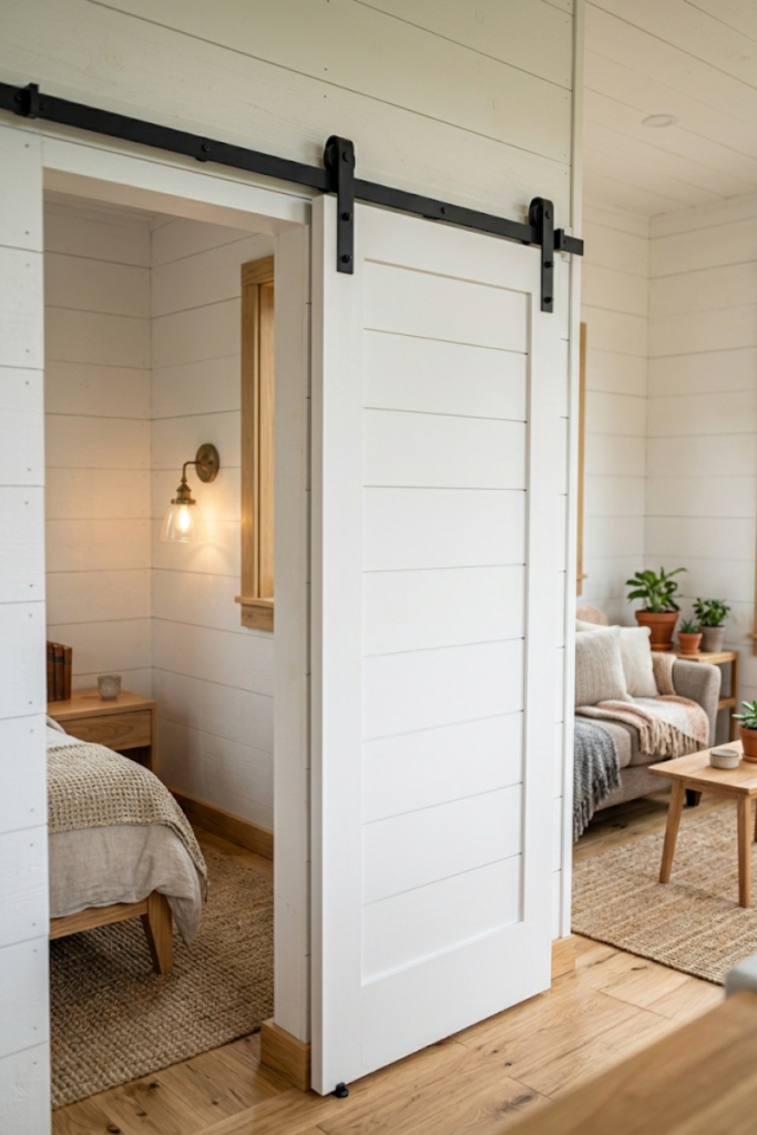 Use Sliding Doors For Tight Entries