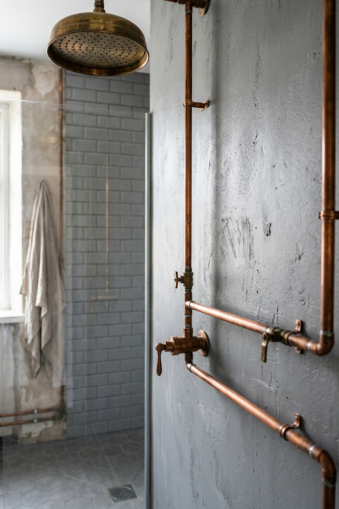 Industrial Luxe Exposed Piping