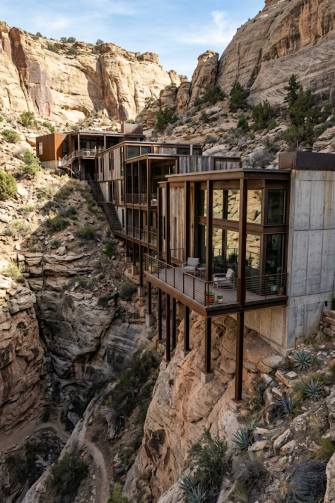 The Canyon Hillside Container House
