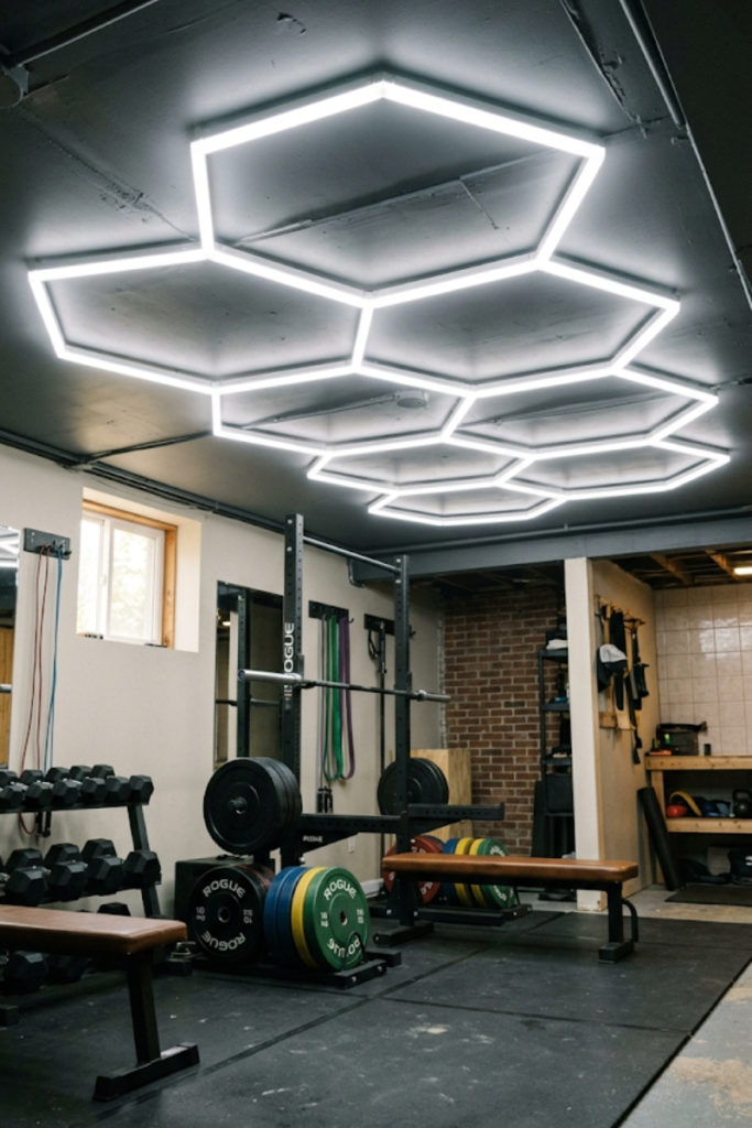 Hexagonal LED Lighting Grid