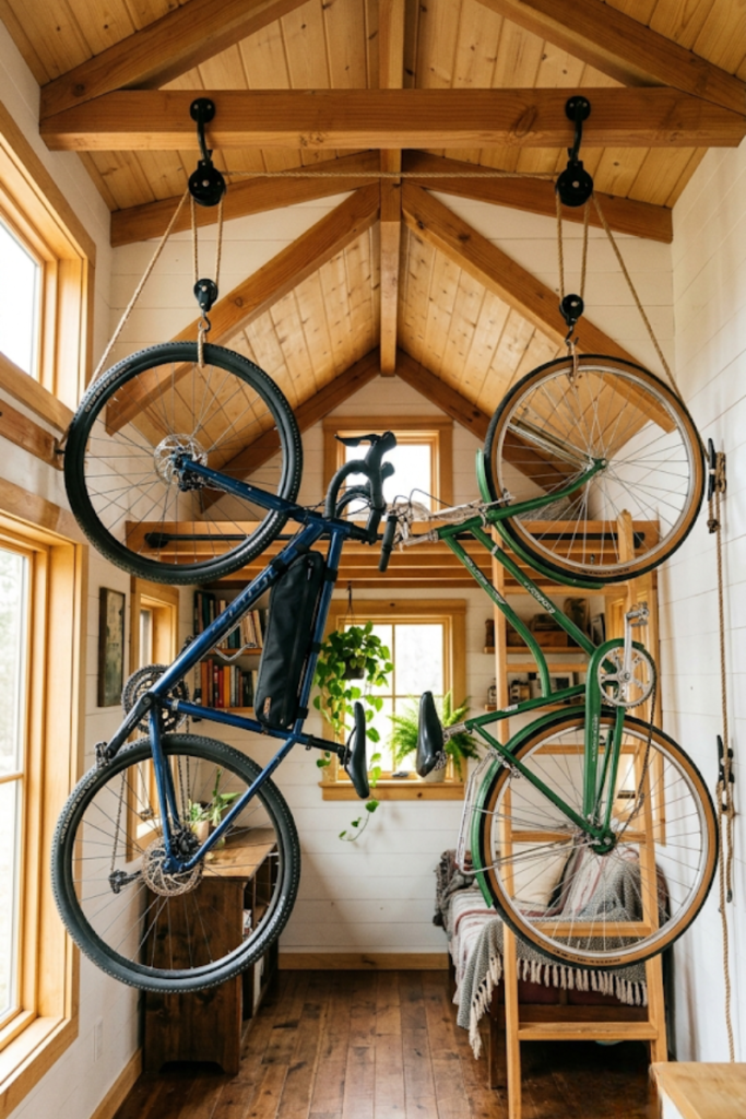The Ceiling-Mounted Bike Hoist System