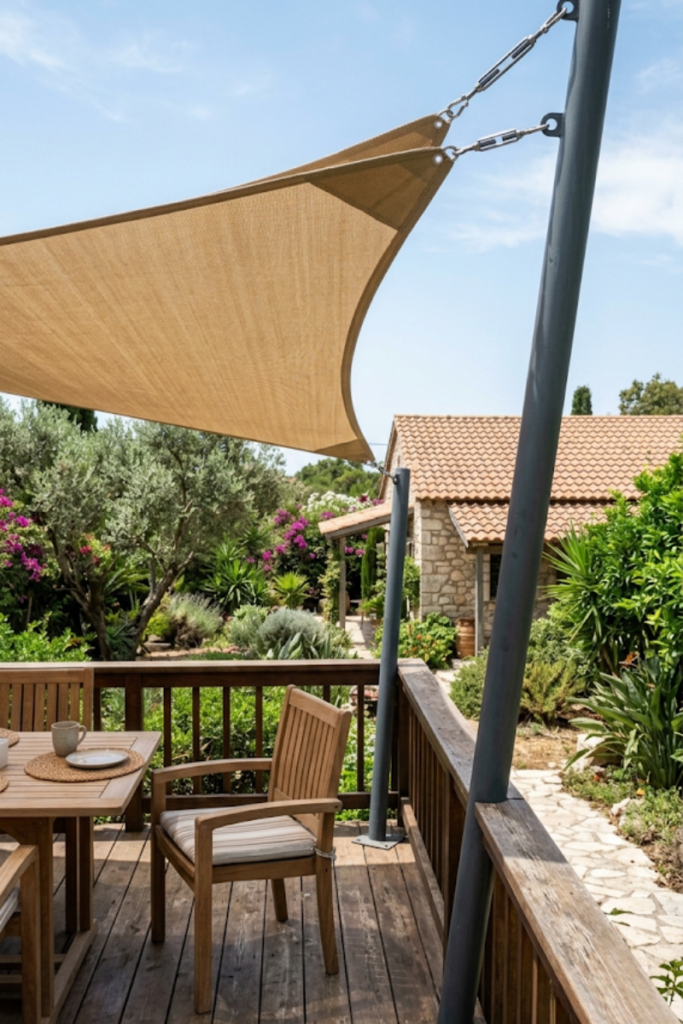 Retractable Sail Shade