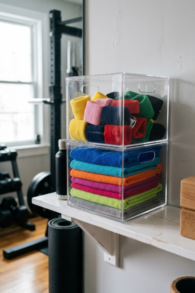 Acrylic Clear Accessory Bins
