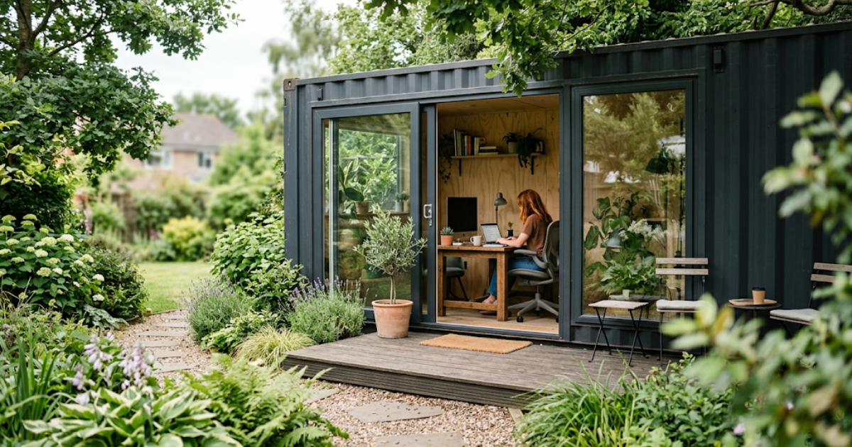 12 Container Home Backyard Office Ideas