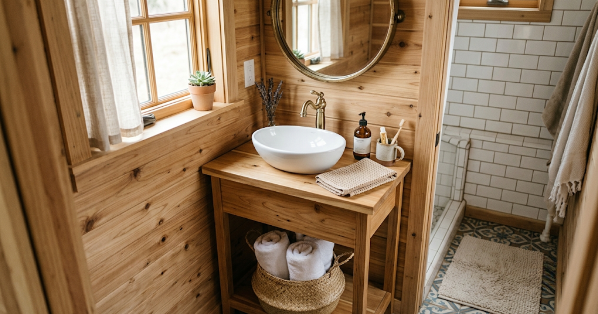 15 Cozy Tiny House Bathroom Ideas Worth Copying