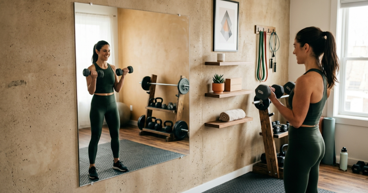14 Home Gym Wall Ideas for Mirrors and Motivation