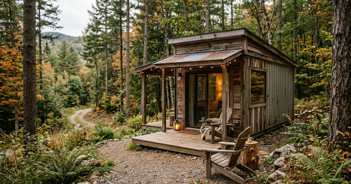 13 Rustic Container Cabin Ideas for a Nature Retreat
