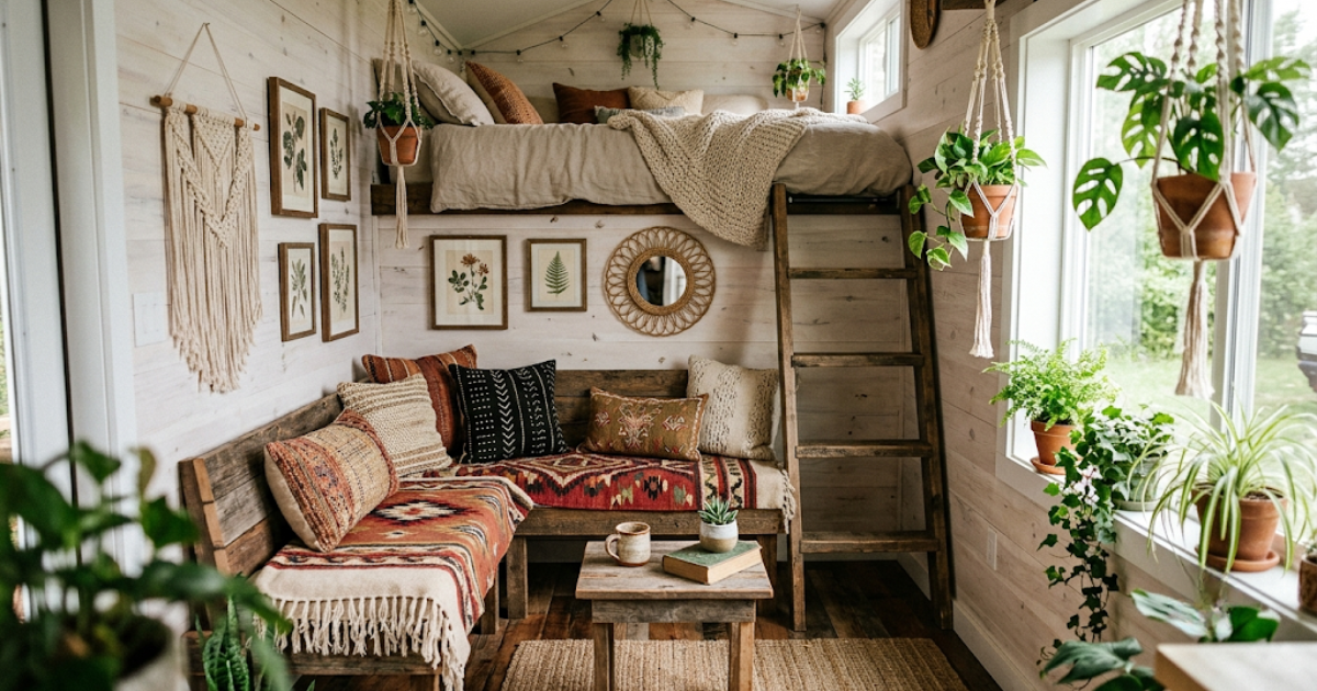 14 Boho Tiny House Decor Ideas We Love