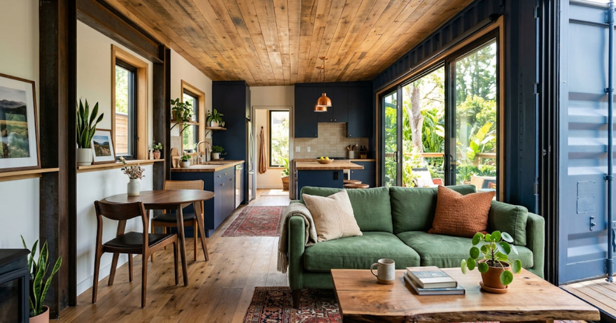 18 Stunning Container Home Interior Ideas