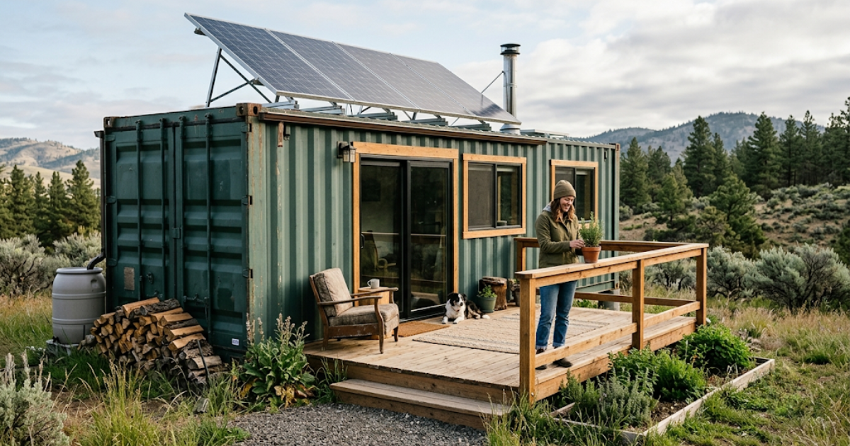 16 Off-Grid Container Home Ideas for Self-Sufficient Living