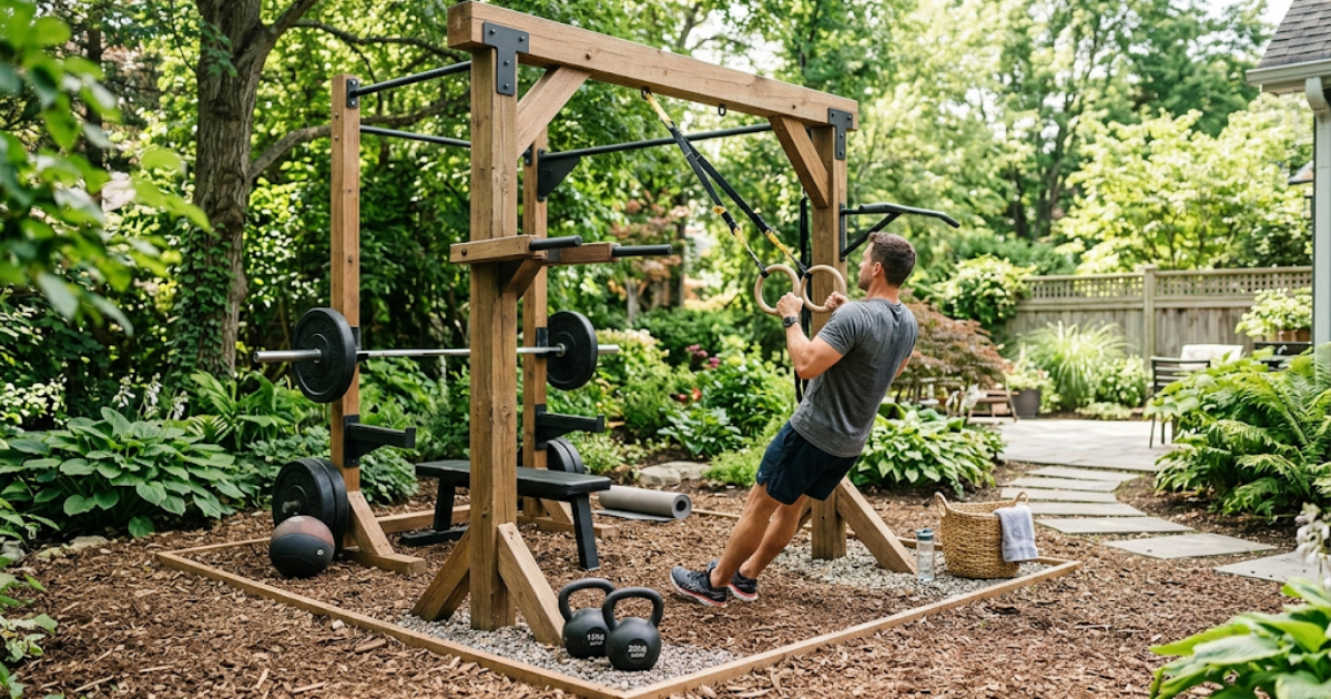 12 Outdoor Home Gym Ideas for Backyard Workouts