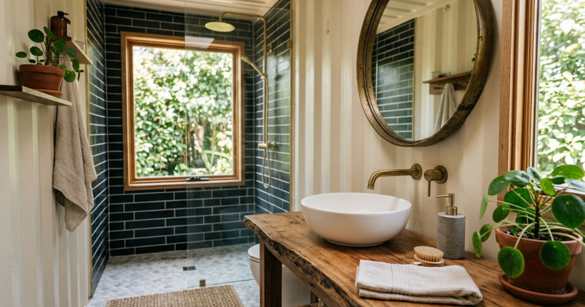 14 Container Home Bathroom Design Ideas